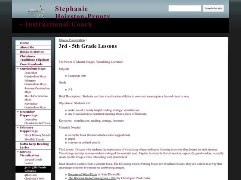 The Power of Mental Images: Visualizing Literature Lesson Plan