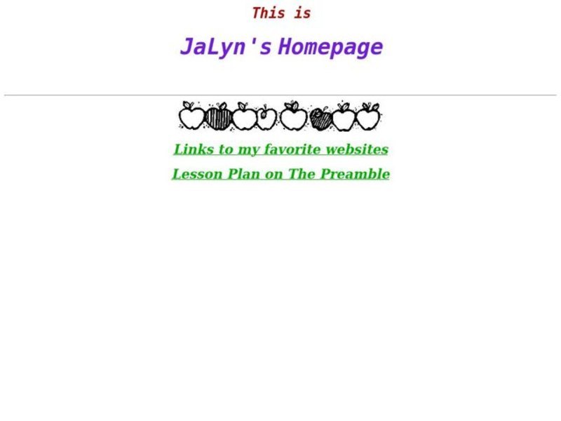 The Preamble Lesson Plan