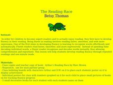 The Reading Race Lesson Plan
