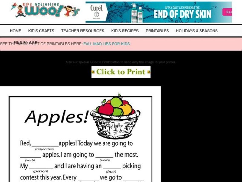 Apples Worksheet