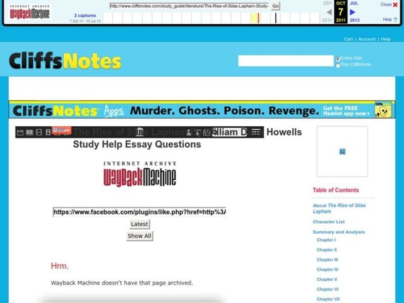 The Rise of Silas Lapham by William Dean Howells Interactive