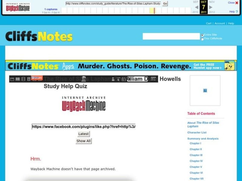 The Rise of Silas Lapham by William Dean Howells Interactive