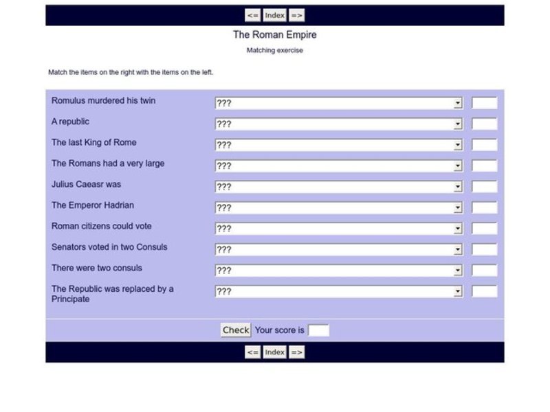 The Roman Empire Interactive