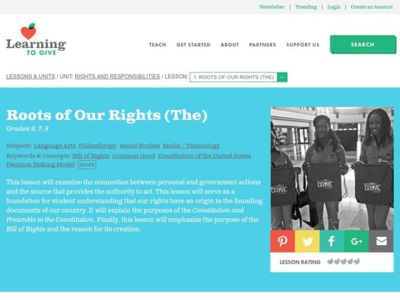 The Roots of Our Rights Lesson Plan