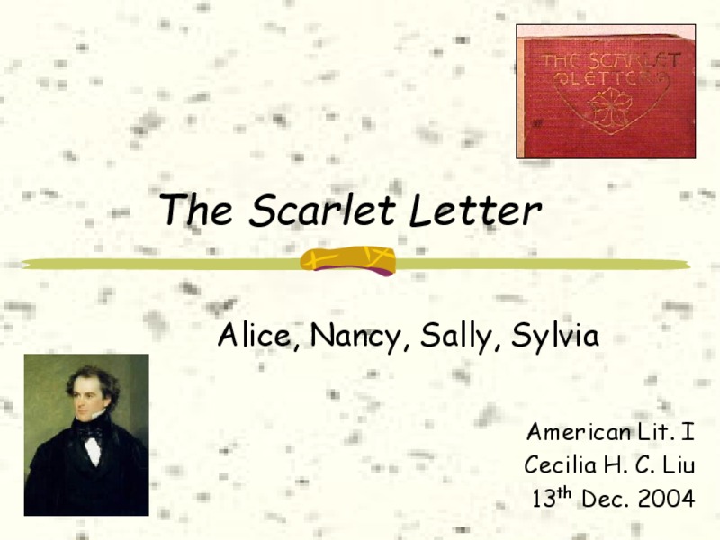 The Scarlet Letter PPT