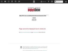 The Seasons Lesson Plan