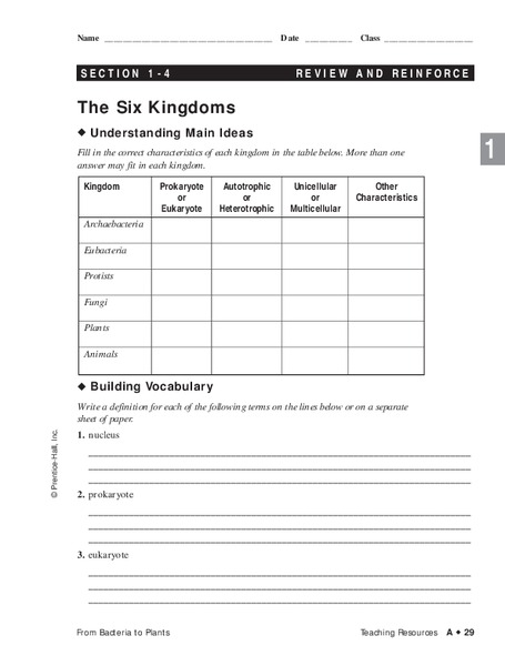 The Six Kingdoms Lesson Plan