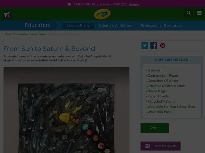 The Solar System Lesson Plan