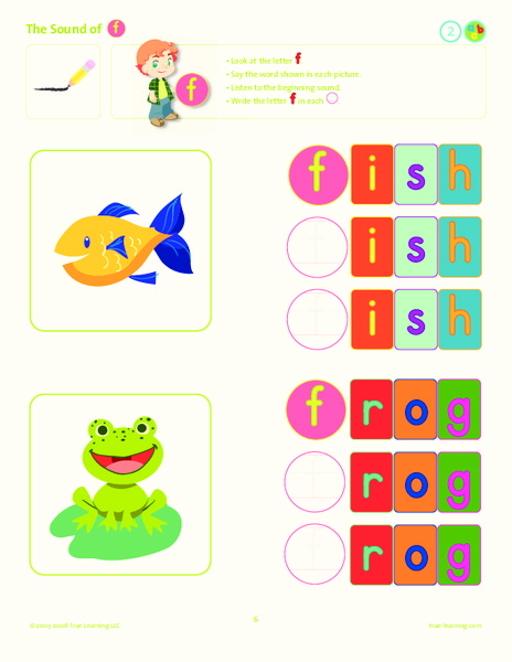 The Sound of F Lesson Plan