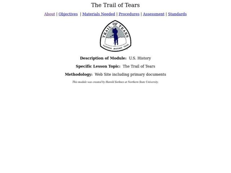 The Trail of Tears Lesson Plan