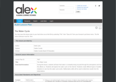 The Water Cycle Lesson Plan