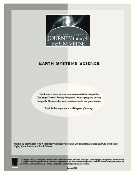 The Water Planet Lesson Plan