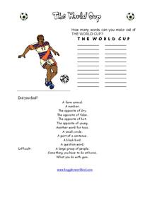 The World Cup Worksheet