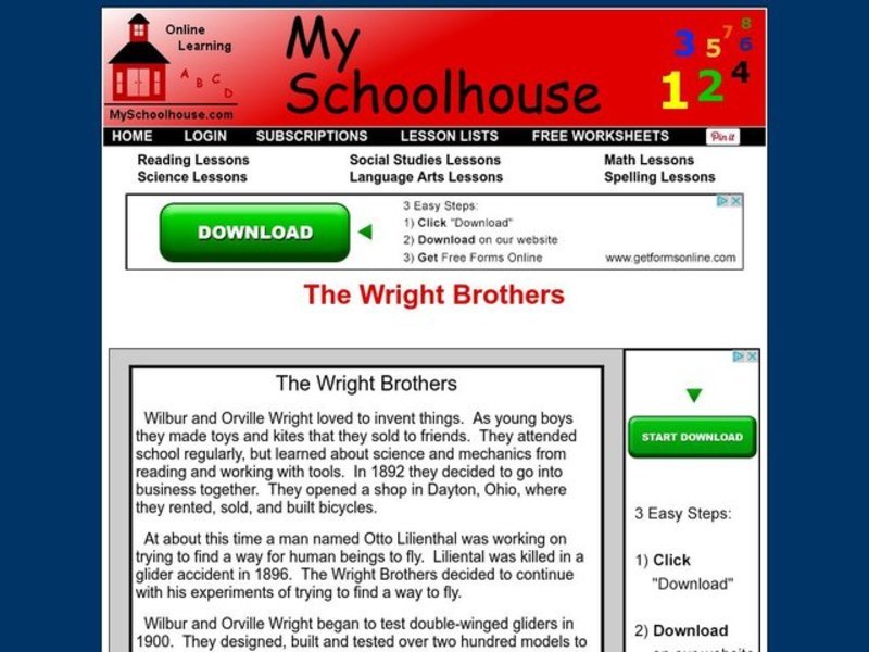 The Wright Brothers Interactive