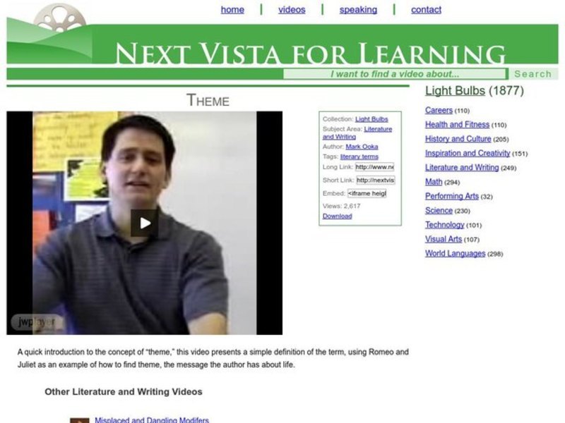 Theme Instructional Video