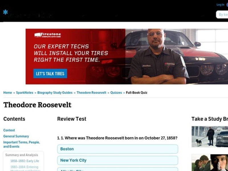 Theodore Roosevelt Interactive