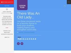 There Was An Old Lady... Lesson Plan