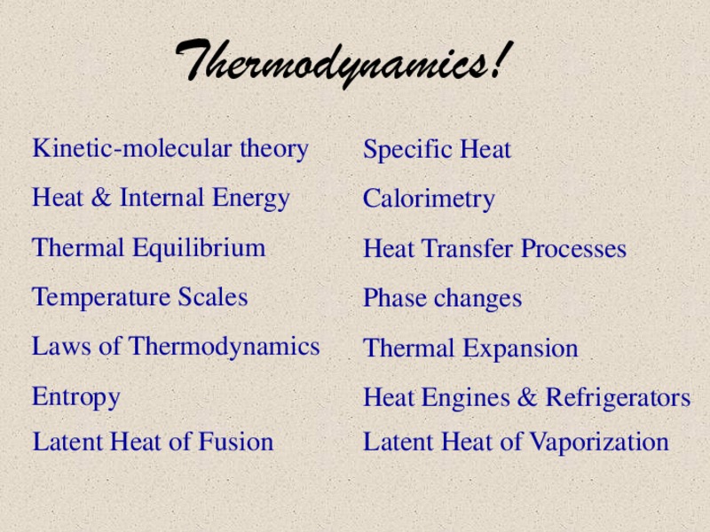Thermodynamics PPT