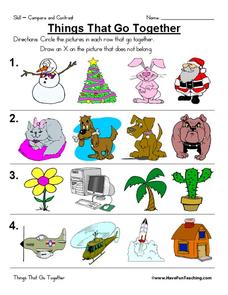 Things That Go Together Worksheet
