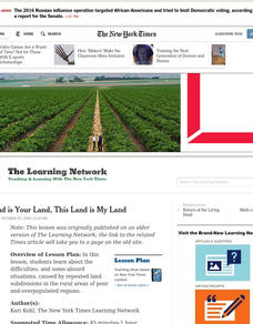 This Land is Your Land, This Land is My Land Lesson Plan