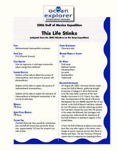 This Life Stinks Lesson Plan