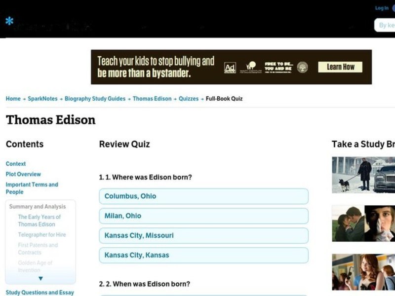 Thomas Edison Interactive