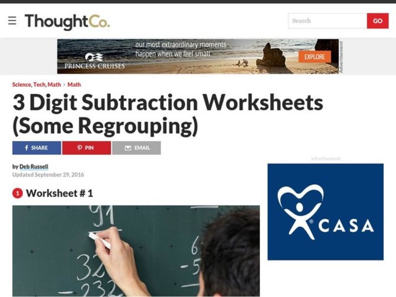 Three Digit Addition Worksheet