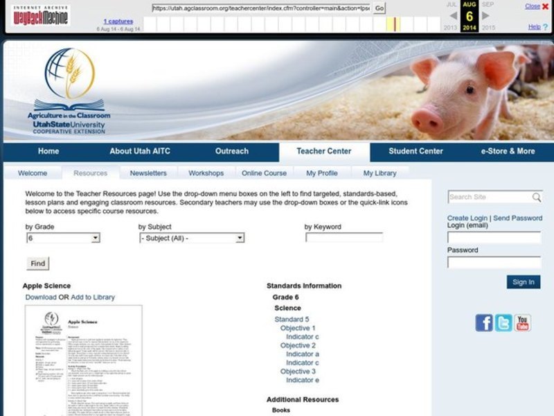 Apple Science Lesson Plan