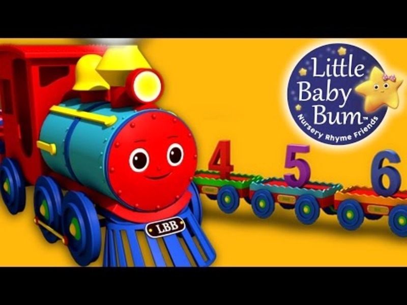 Numbers Song for Children - 1 to 20 Number Train Instructional Video