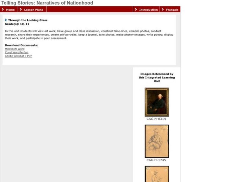 Through the Looking Glass Lesson Plan