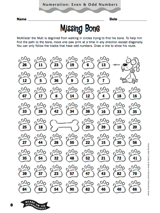 Missing Bone Worksheet