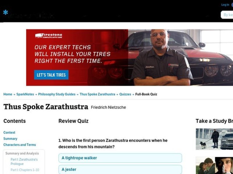 Thus Spoke Zarathustra Interactive