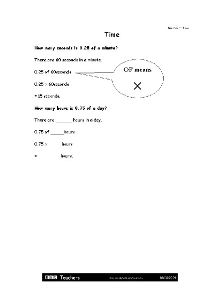 Time Worksheet
