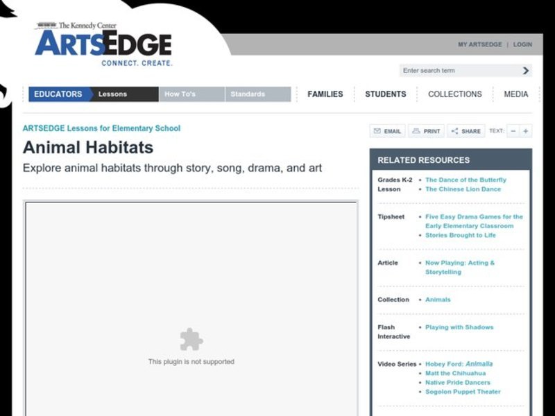 Animal Habitats Lesson Plan