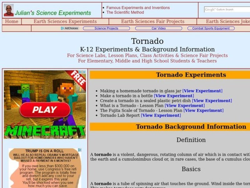 Tornado Lesson Plan
