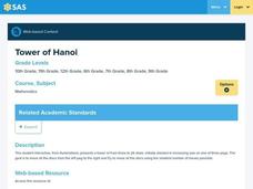 Tower of Hanoi Lesson Plan