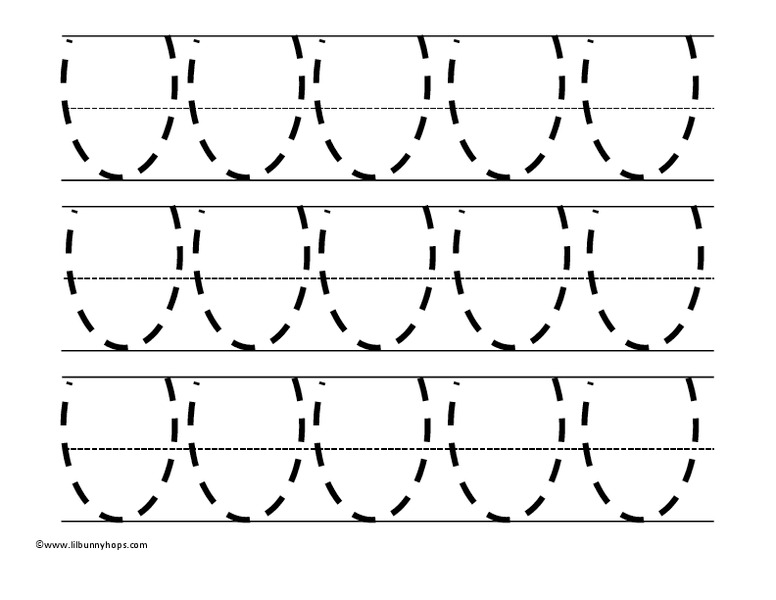 Tracing Curved Lines Worksheet