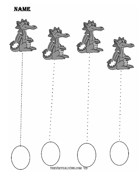 Tracing Lines Worksheet