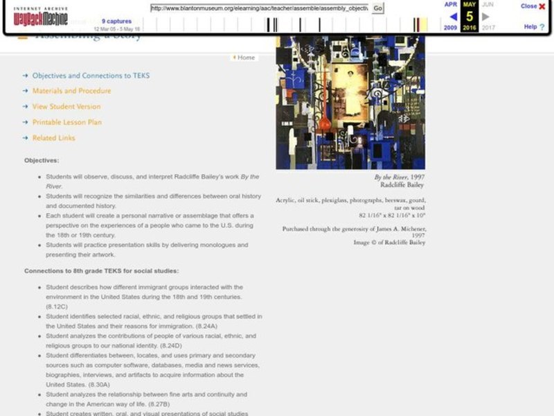 Assembling a Story Lesson Plan