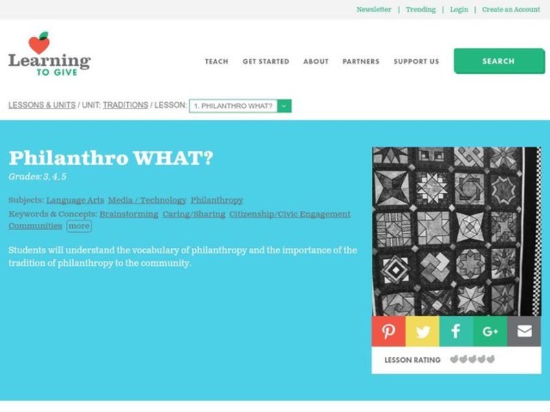 Traditions Lesson Plan