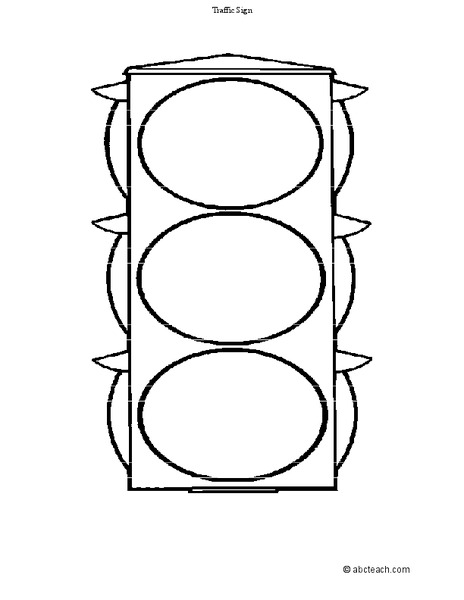 Traffic Light Worksheet