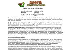 Trail of Tears Lesson Plan