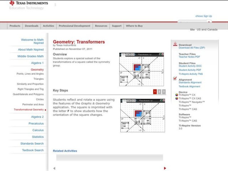 Transformers Lesson Plan