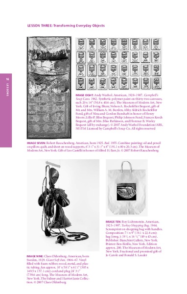 Transforming Everyday Objects Lesson Plan