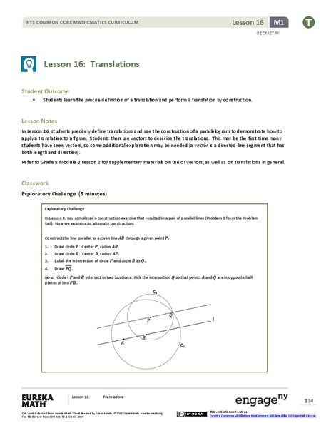 Translations Lesson Plan