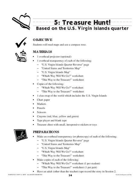 Treasure Hunt! Lesson Plan