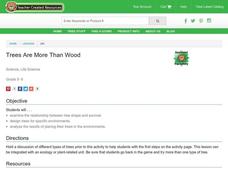 Trees Are More Than Wood Lesson Plan