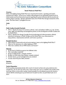 Trench Warfare in World War I Lesson Plan