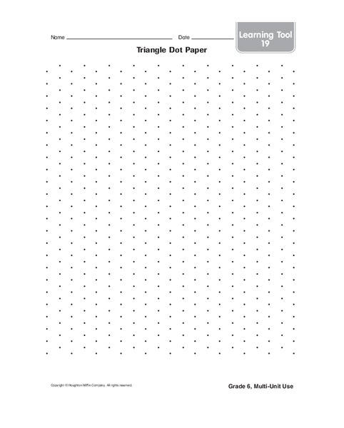 Triangle Dot Paper Organizer