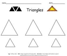 Triangles Worksheet